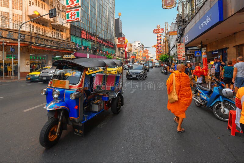 Chinatown is famous landmark in Bangkok