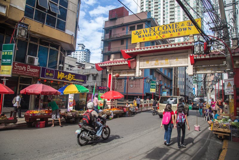 Chinatown Manilla royalty-vrije stock fotografie Chinatown Manilla royalty-vrije stock fotografie