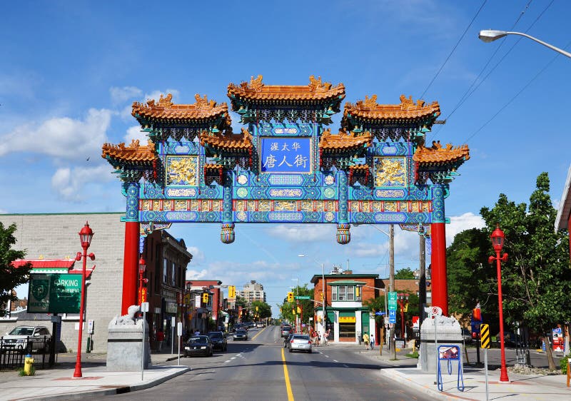 Chinatown in Ottawa, Canada Editorial Photography Image of friendship