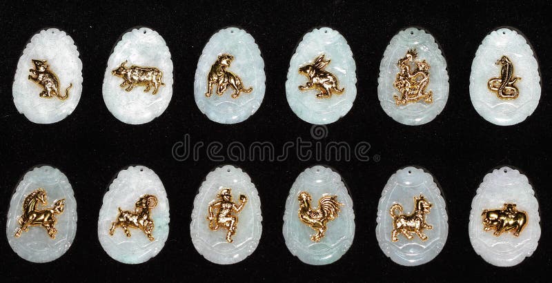 Jade pendants stock images Jade pendants stock images