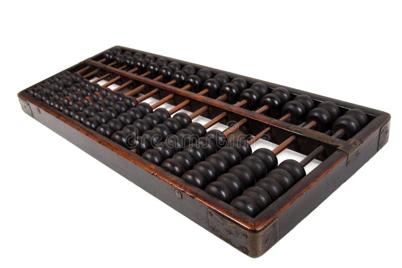 Chinese abacus. stock image