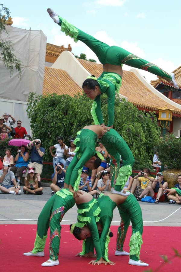 Chinese Acrobats stock photo Chinese Acrobats stock photo