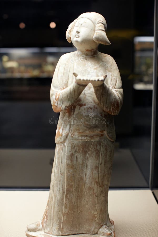 Chinese ancient woman statue of Tang dynasty