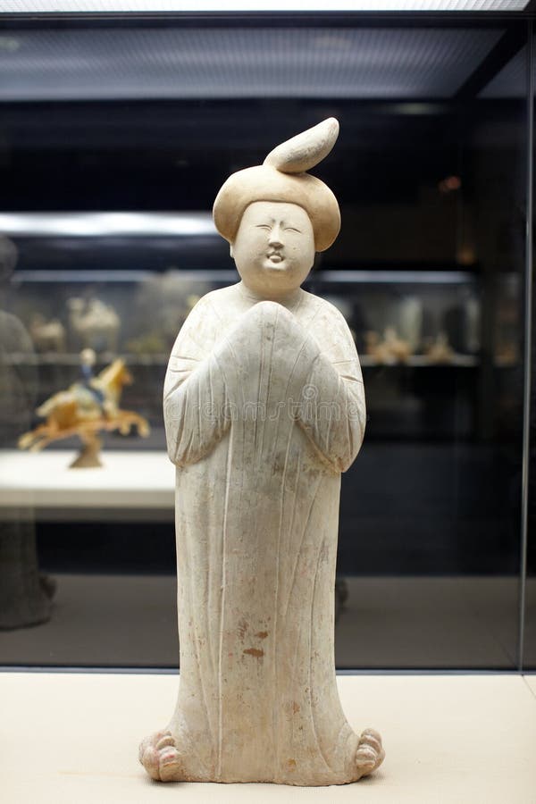 Chinese ancient woman statue of Tang dynasty