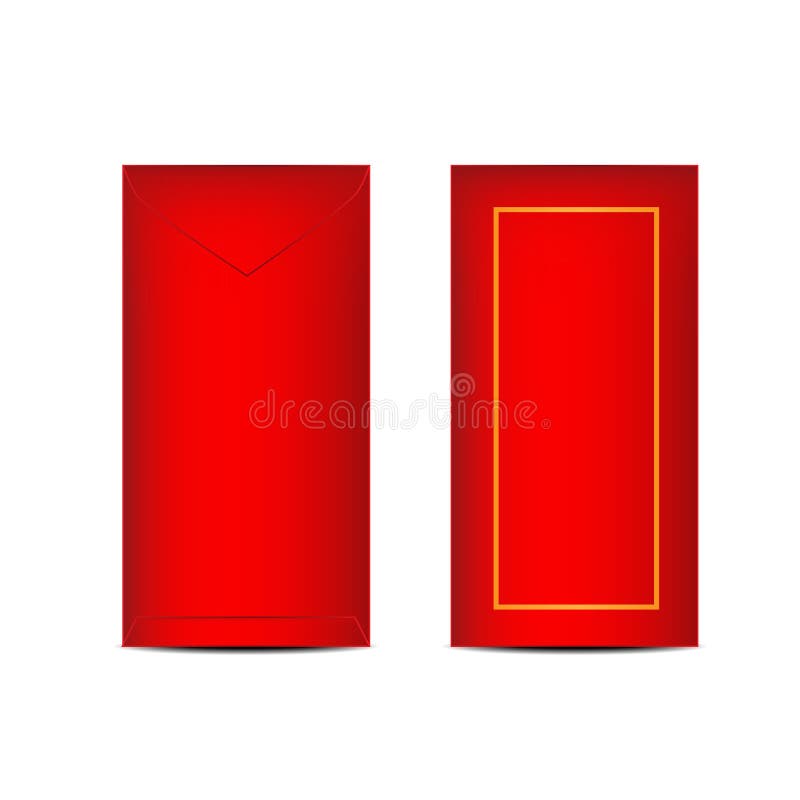 Chinese red envelope for new year Royalty Free Vector Image