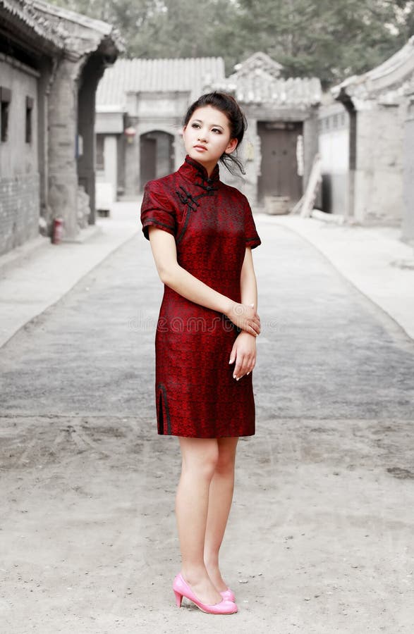 Chinese beauty in the alley