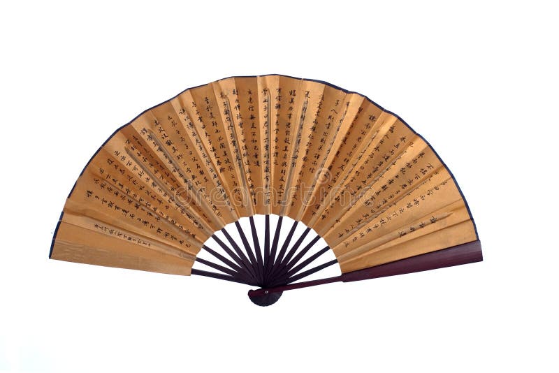 Chinese fan stock image. Image of object, asia, symbol 9803393