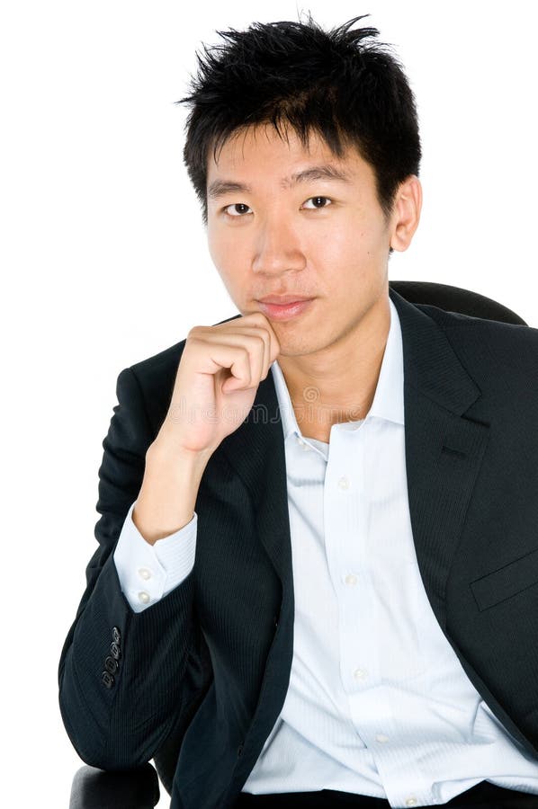 Chinese Businessman stock photo. Image of standing, background 863130