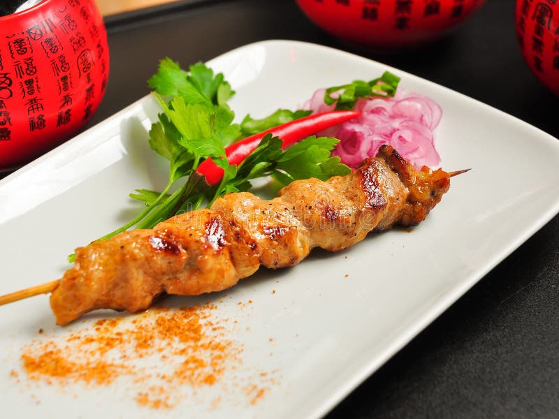 Chinese Skewer in Spicy Soup, Hot Pot, Chinese Food Stock Image Image