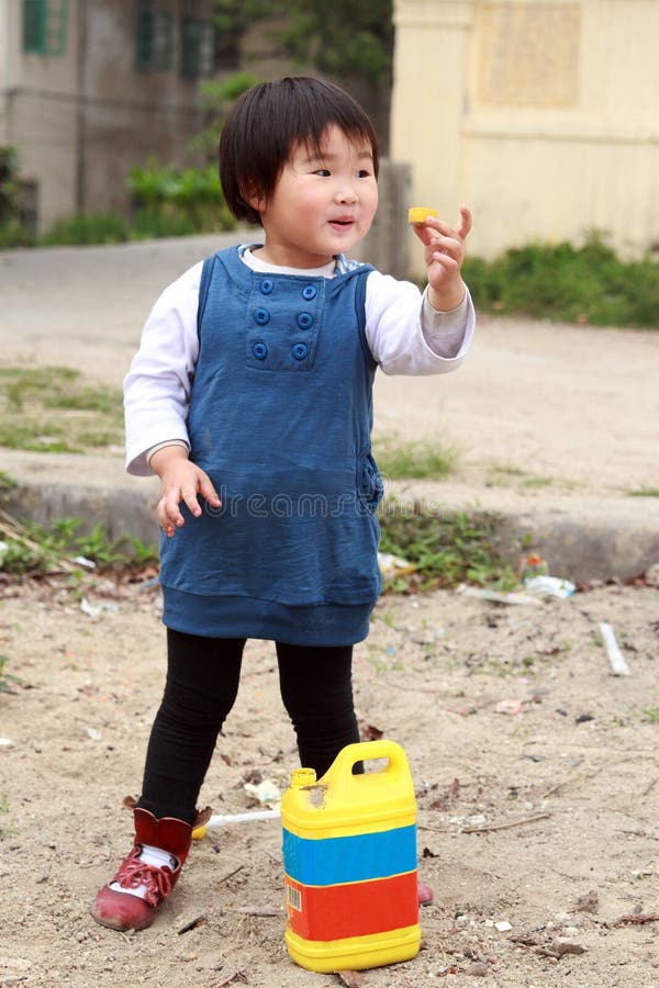 Chinese children playing.