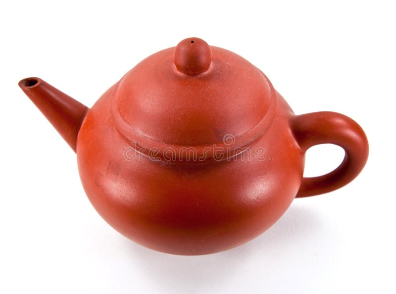 Chinese clay teapot stock image. Image of vintage, brown 23213009