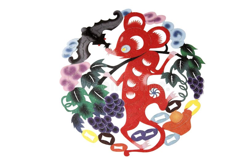 Chinese cloth art paper-cut