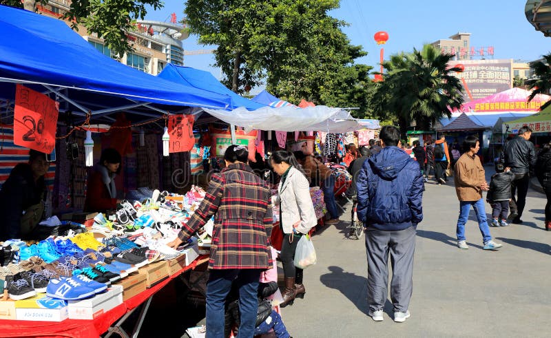 street market China