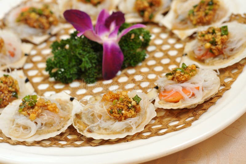 Chinese cuisine - scallops