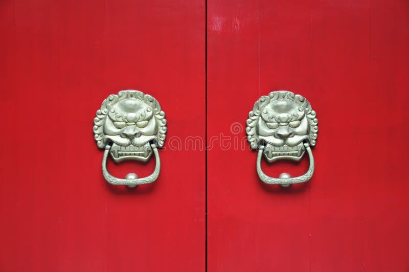 Chinese door with gate keeper