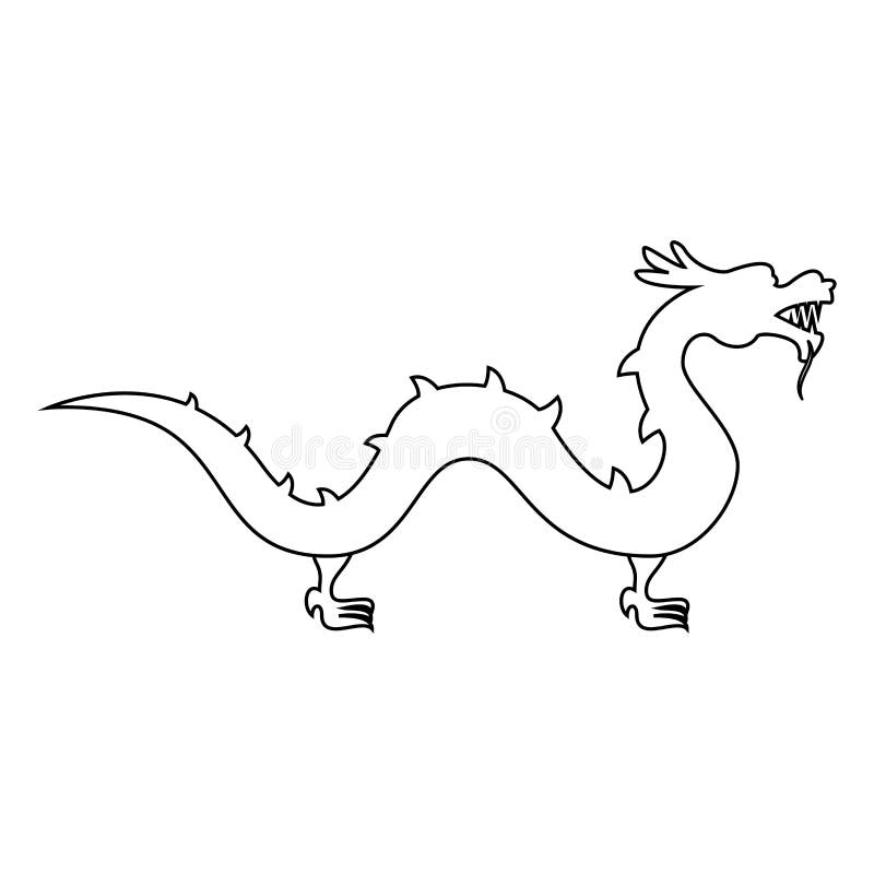 Featured image of post Chinese Dragon Outline Drawing Simple strokes will do the job perfectly