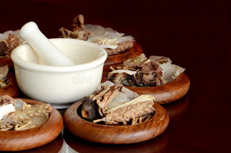 Chinese Dried Herbal Medicine. Stock Photo Image of assortment, asian