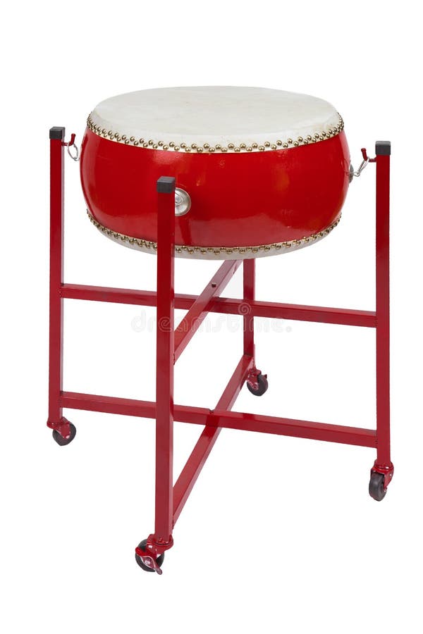 Chinese drum stock illustration. Illustration of music 7395158
