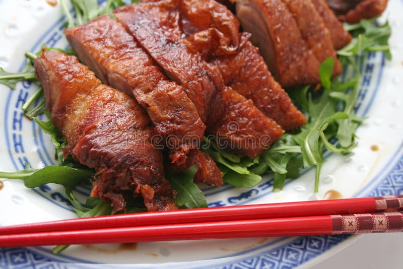 Chinese Duck with Pineapple Sauce Stock Photo Image of duck