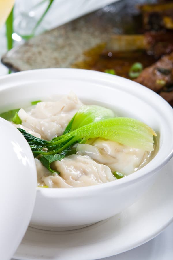 Wonton Soup stock image. Image of background, kong, dumpling 24621855