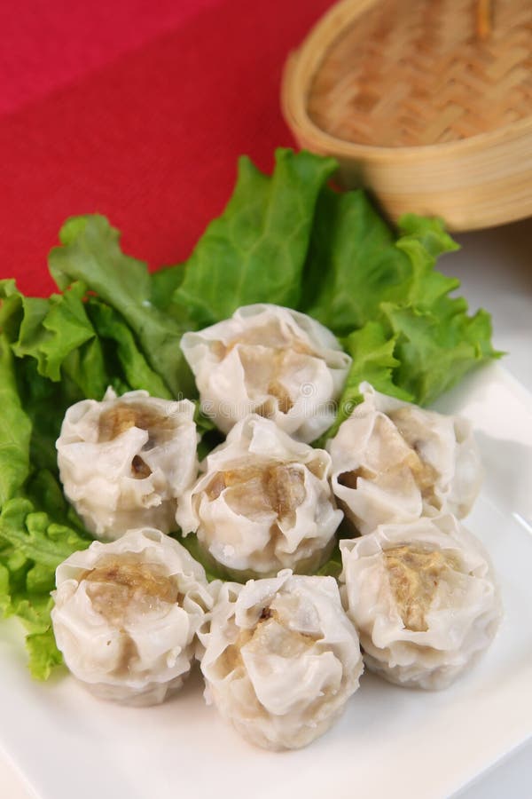 Chinese dumplings stock photo. Image of siomai, isolated - 83373288