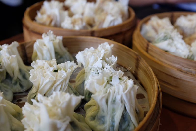 Chinese dumplings stock photo. Image of steamers, dumplings 74637542