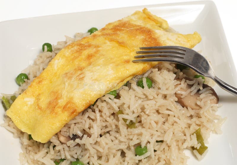 Chinese Egg Fried Rice Meal Royalty Free Stock Photo Image 3825355