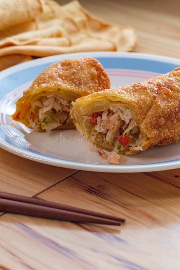 Chinese Egg Roll stock image. Image of shrimp, delicious 152978005