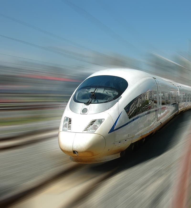 Cinese treno ad alta velocità.