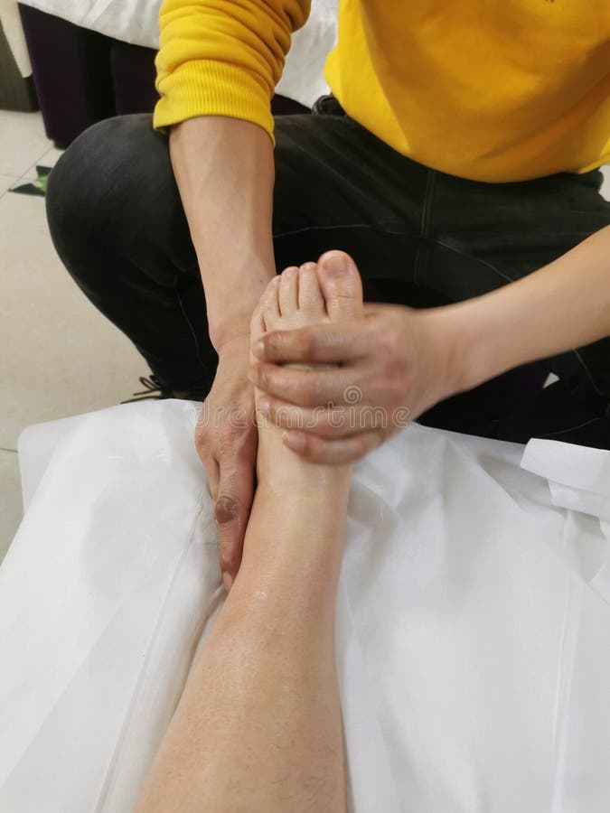 Chinese Feet Massage Therapy Stock Image Image of feet, massage