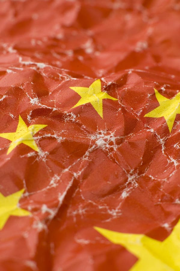 Chinese flag detail