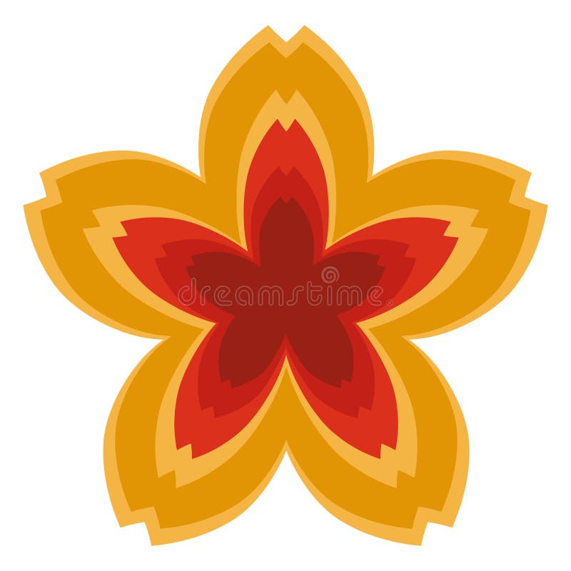 Chinese Flower Illustration Stock Vector Illustration of traditional