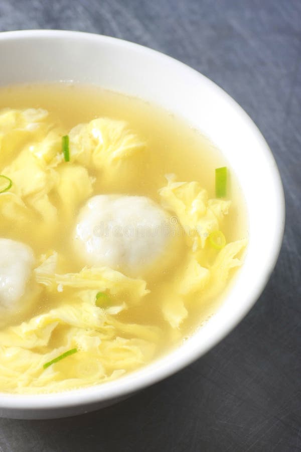 Chinese Food, Fish Ball Soup With Egg Picture. Image 6655870