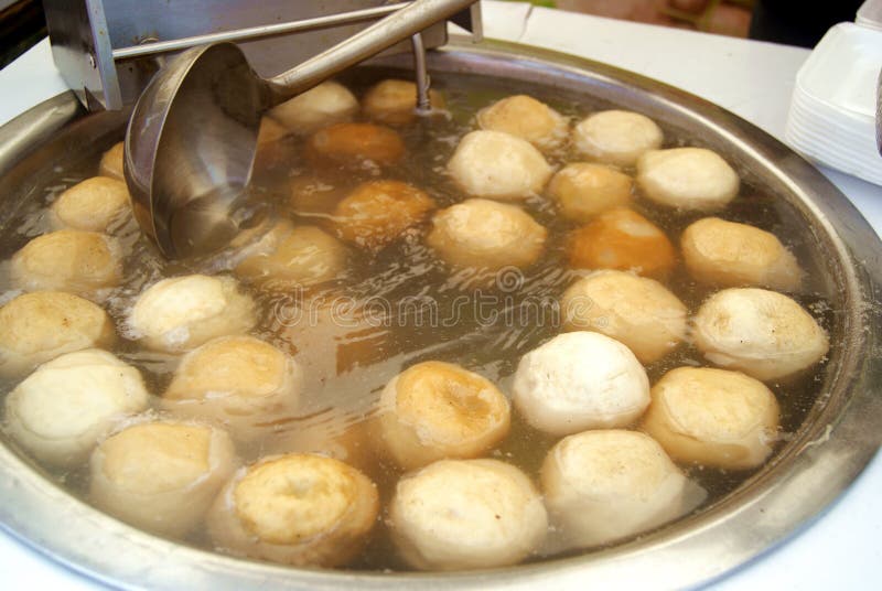 Chinese food: fish balls