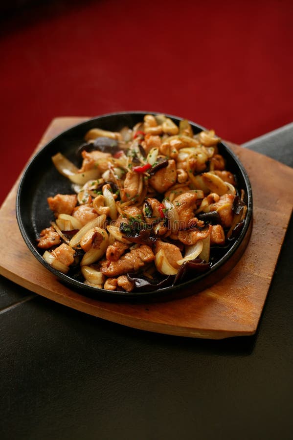 Delicious Chinese Food Fried Dish Hot Pepper Sau Stock Photo Image