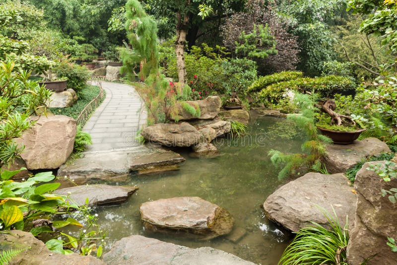 Chinese garden stock images Chinese garden stock images
