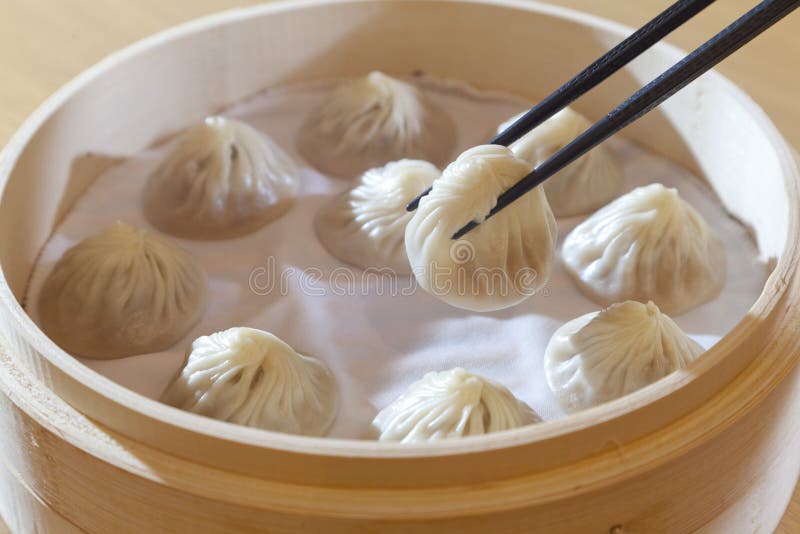 Chinese gedämpftes Schweinefleischbrötchen stockbilder Chinese gedämpftes Schweinefleischbrötchen stockbilder