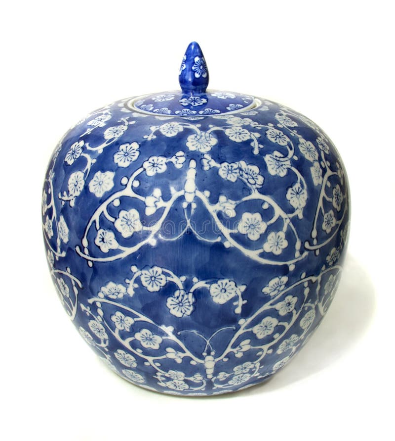 A Chinese ginger jar