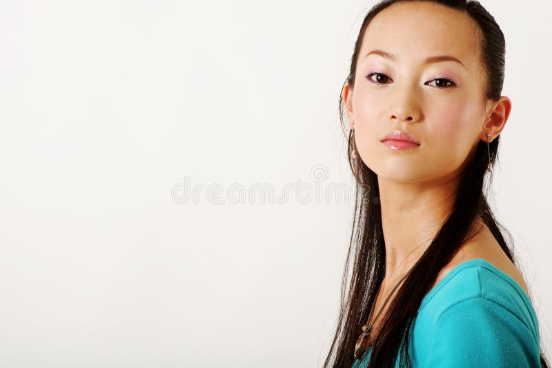 Girl Beautiful, Free Stock Photo, Profile of a beautiful Chinese girl