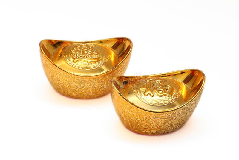 Chinese gold ingots