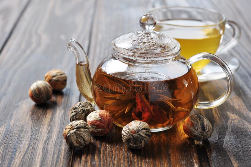 Chinese green tea stock image. Image of exotic, blooming 30144815