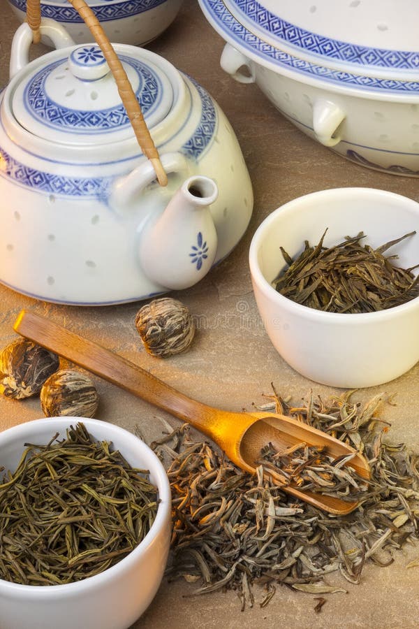 Chinese Green Tea stock image. Image of leaves, camellia 50382063