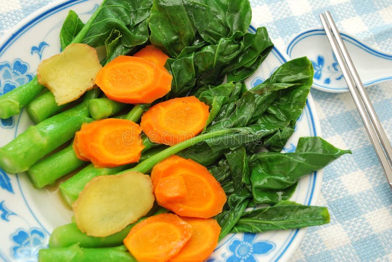 Chinese healthy Kai Lan vegetables