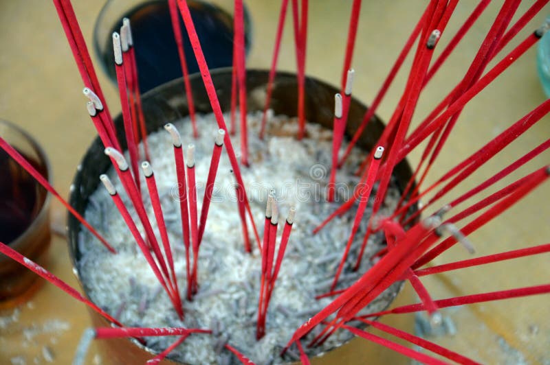 Chinese incense stock photo. Image of burn, faith, fire 35118702