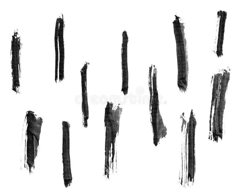 Chinese Ink Calligraphy Brush Stock Illustration Illustration of draw, shape 42544777