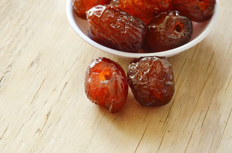 Jujube preserve thai fruit stock photo. Image of food 49337190