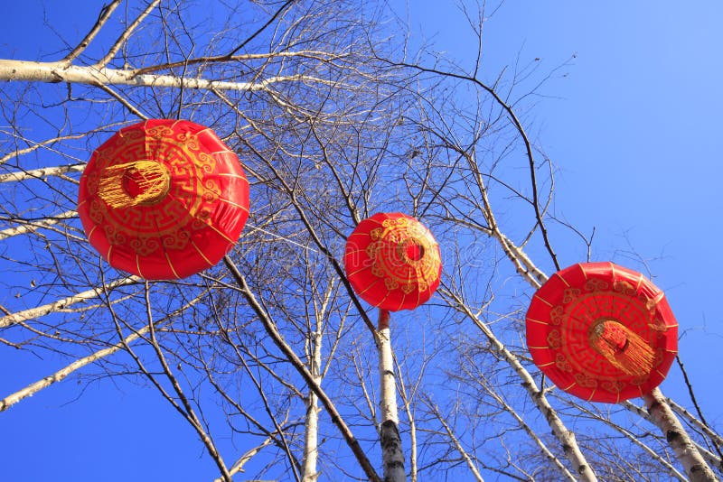 Chinese lanterns royalty free stock photos
