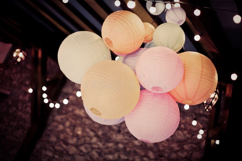 Chinese lanterns stock image. Image of lanterns, decoration 65817845