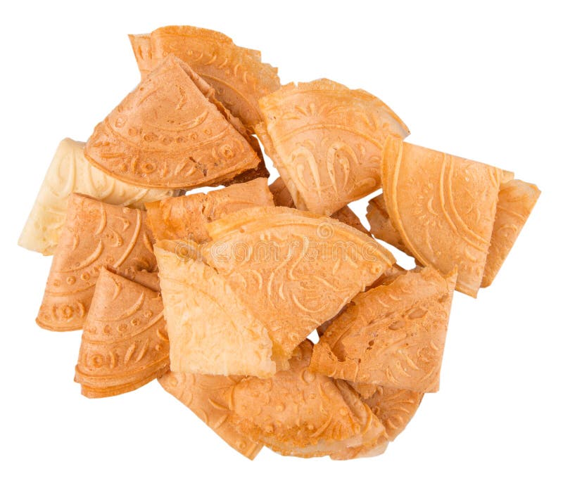 Nyonya Kuih Kapit Egg Biscuits Closeup Stock Image - Image 