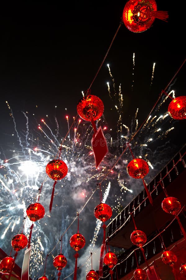 Chinese maan nieuwe jaarviering royalty-vrije stock afbeelding Chinese maan nieuwe jaarviering royalty-vrije stock afbeelding